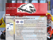 Tablet Screenshot of lesaiglons.org